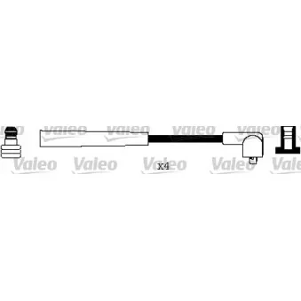 VALEO 346491 - Kit de câbles d'allumage
