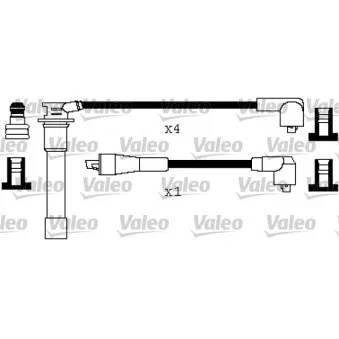 Kit de câbles d'allumage VALEO OEM B69F18140B