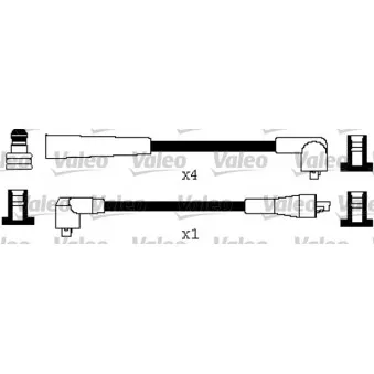 VALEO 346497 - Kit de câbles d'allumage