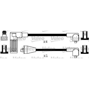 VALEO 346502 - Kit de câbles d'allumage