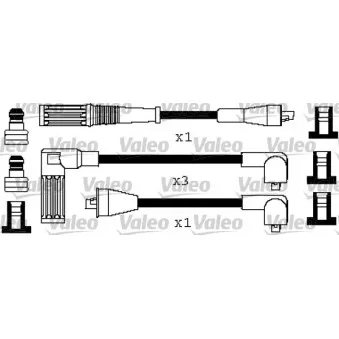 Kit de câbles d'allumage VALEO 346505