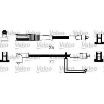 VALEO 346509 - Kit de câbles d'allumage