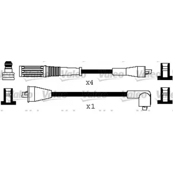 VALEO 346512 - Kit de câbles d'allumage