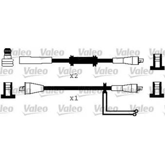 Kit de câbles d'allumage VALEO 346513