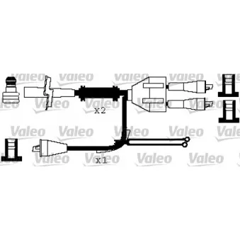 VALEO 346519 - Kit de câbles d'allumage