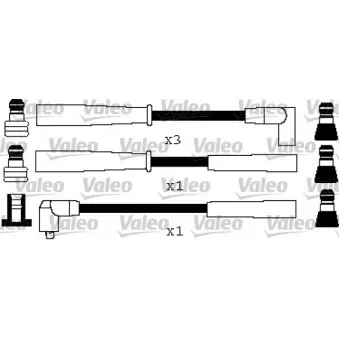 VALEO 346520 - Kit de câbles d'allumage