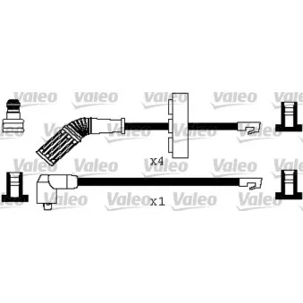 Kit de câbles d'allumage VALEO 346524