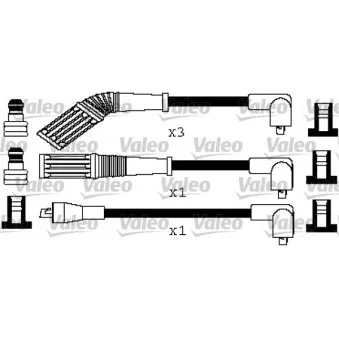 VALEO 346529 - Kit de câbles d'allumage
