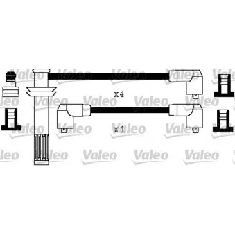 VALEO 346531 - Kit de câbles d'allumage