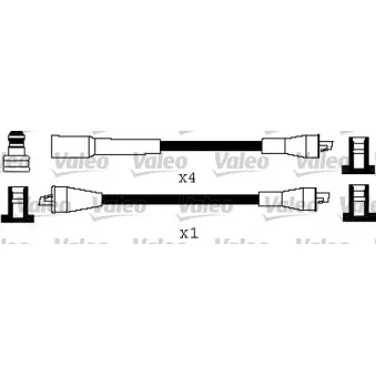 VALEO 346534 - Kit de câbles d'allumage