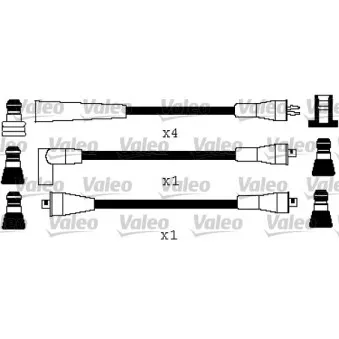 Kit de câbles d'allumage VALEO OEM 04419359
