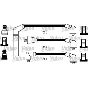 VALEO 346544 - Kit de câbles d'allumage