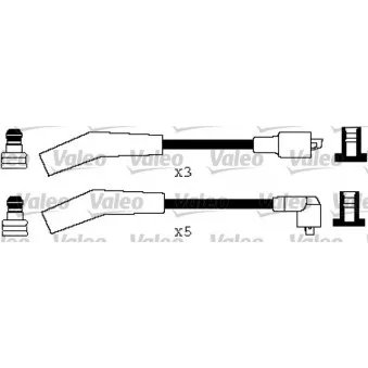 VALEO 346549 - Kit de câbles d'allumage