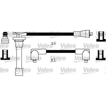 VALEO 346550 - Kit de câbles d'allumage