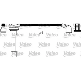 VALEO 346551 - Kit de câbles d'allumage