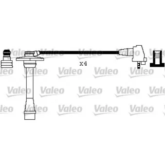 VALEO 346558 - Kit de câbles d'allumage