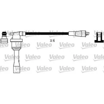 Kit de câbles d'allumage VALEO OEM MD134754