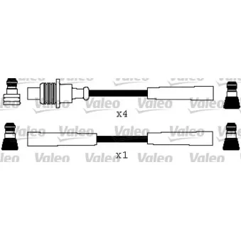 VALEO 346561 - Kit de câbles d'allumage