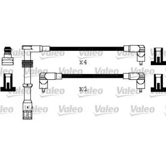 VALEO 346565 - Kit de câbles d'allumage