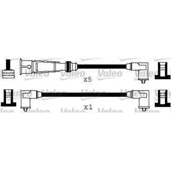 VALEO 346571 - Kit de câbles d'allumage