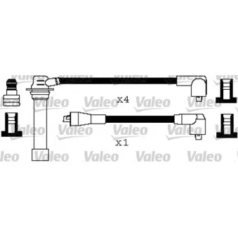 Kit de câbles d'allumage VALEO 346585