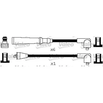 Kit de câbles d'allumage VALEO OEM 2245037J25 Kit de câbles d'allumage VALEO OEM 2245037J25