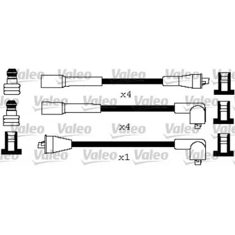 VALEO 346591 - Kit de câbles d'allumage