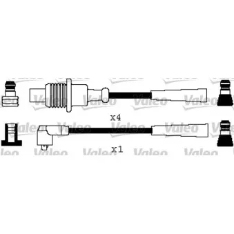 VALEO 346597 - Kit de câbles d'allumage