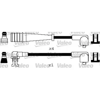 VALEO 346605 - Kit de câbles d'allumage