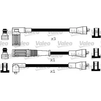Kit de câbles d'allumage VALEO OEM 7604227