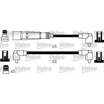 VALEO 346622 - Kit de câbles d'allumage