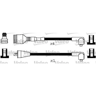 VALEO 346625 - Kit de câbles d'allumage
