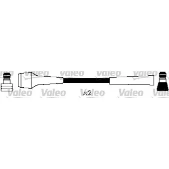 VALEO 346646 - Kit de câbles d'allumage
