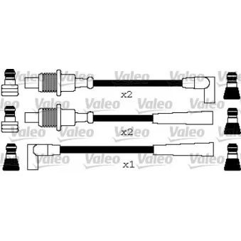 Kit de câbles d'allumage VALEO OEM 5967H5