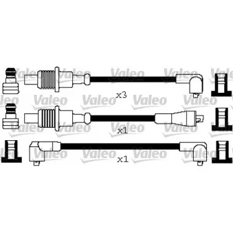 Kit de câbles d'allumage VALEO OEM 5967K9