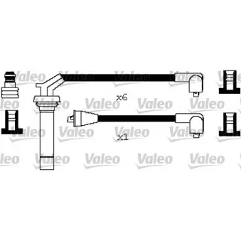 VALEO 346652 - Kit de câbles d'allumage