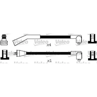 VALEO 346653 - Kit de câbles d'allumage