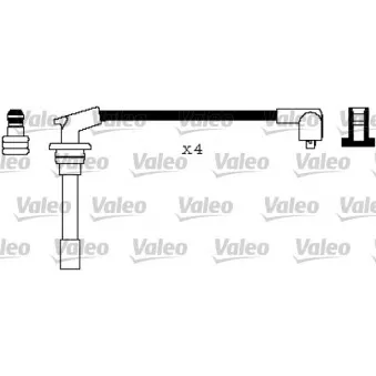 VALEO 346654 - Kit de câbles d'allumage