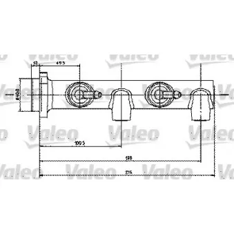 Maître-cylindre de frein VALEO 350450
