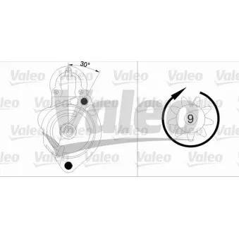 Démarreur VALEO OEM 026911023E