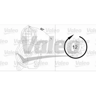 Démarreur VALEO OEM 5001825908