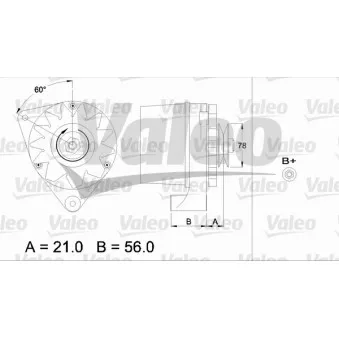 Alternateur VALEO OEM 12311361373