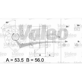 Alternateur VALEO OEM 046903015B