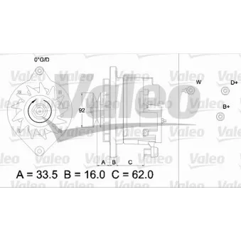 Alternateur VALEO OEM 4808510