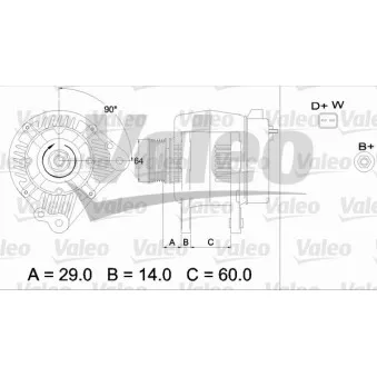 Alternateur VALEO OEM 021903025F