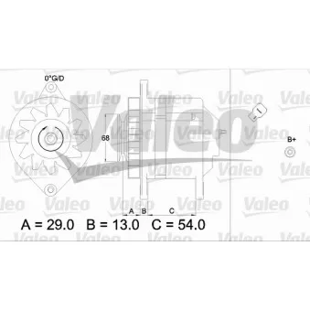Alternateur VALEO OEM MD064066