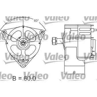 Alternateur VALEO OEM 91540602