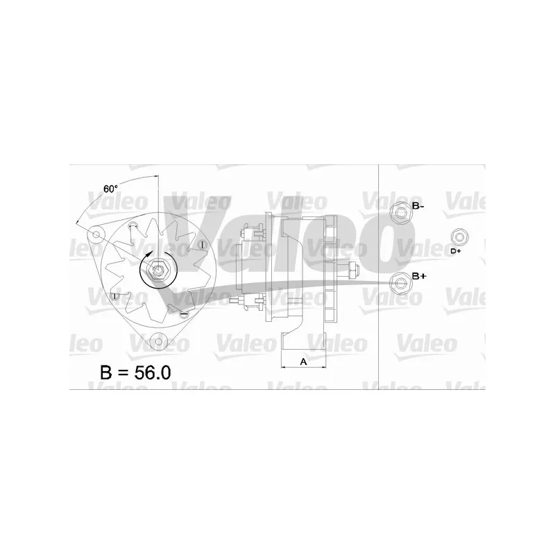 Alternateur VALEO 436595 - Visuel 0