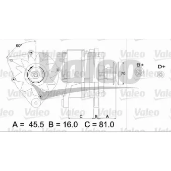 Alternateur VALEO 436631