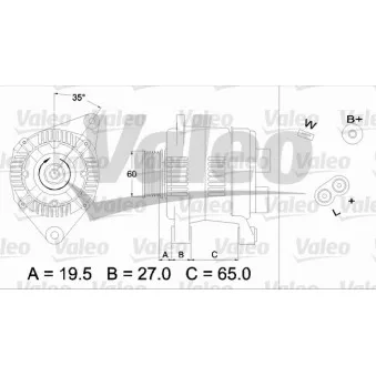Alternateur VALEO 436637